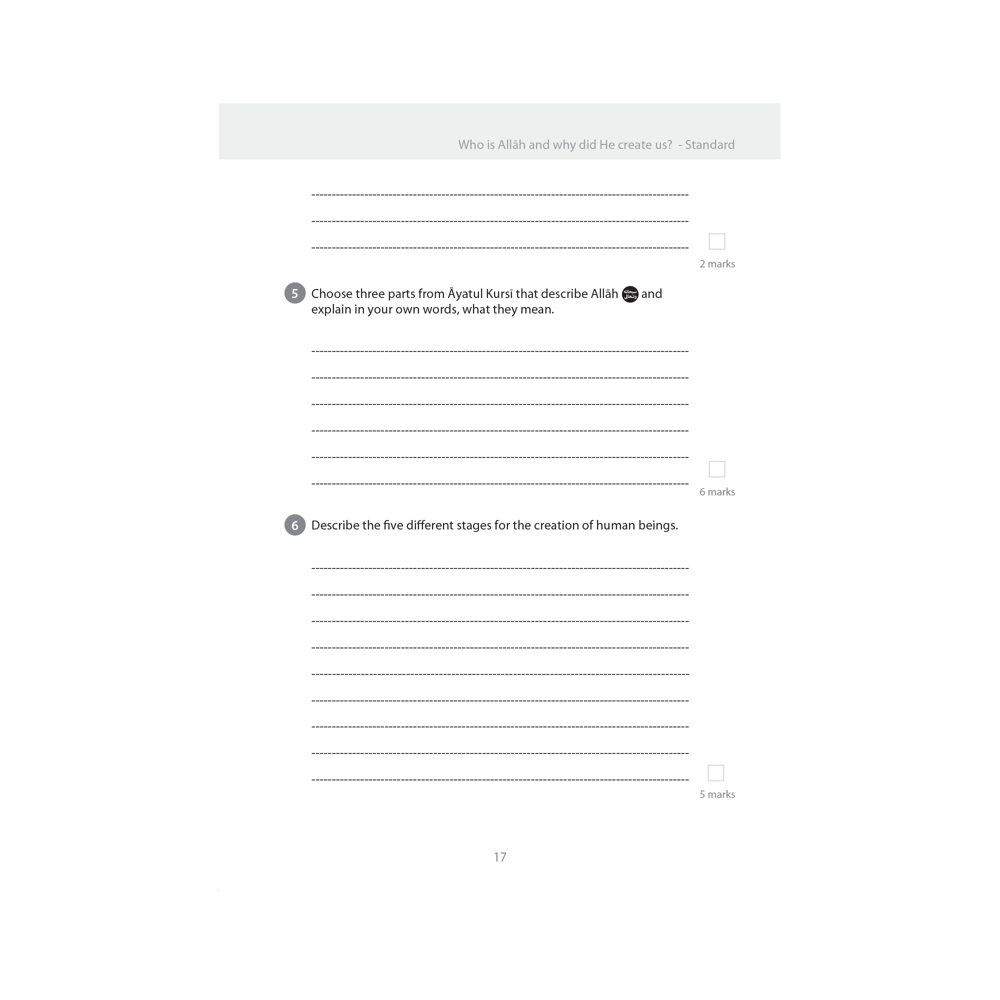 Islamic Studies: Workbook 6 - Single - Image 5